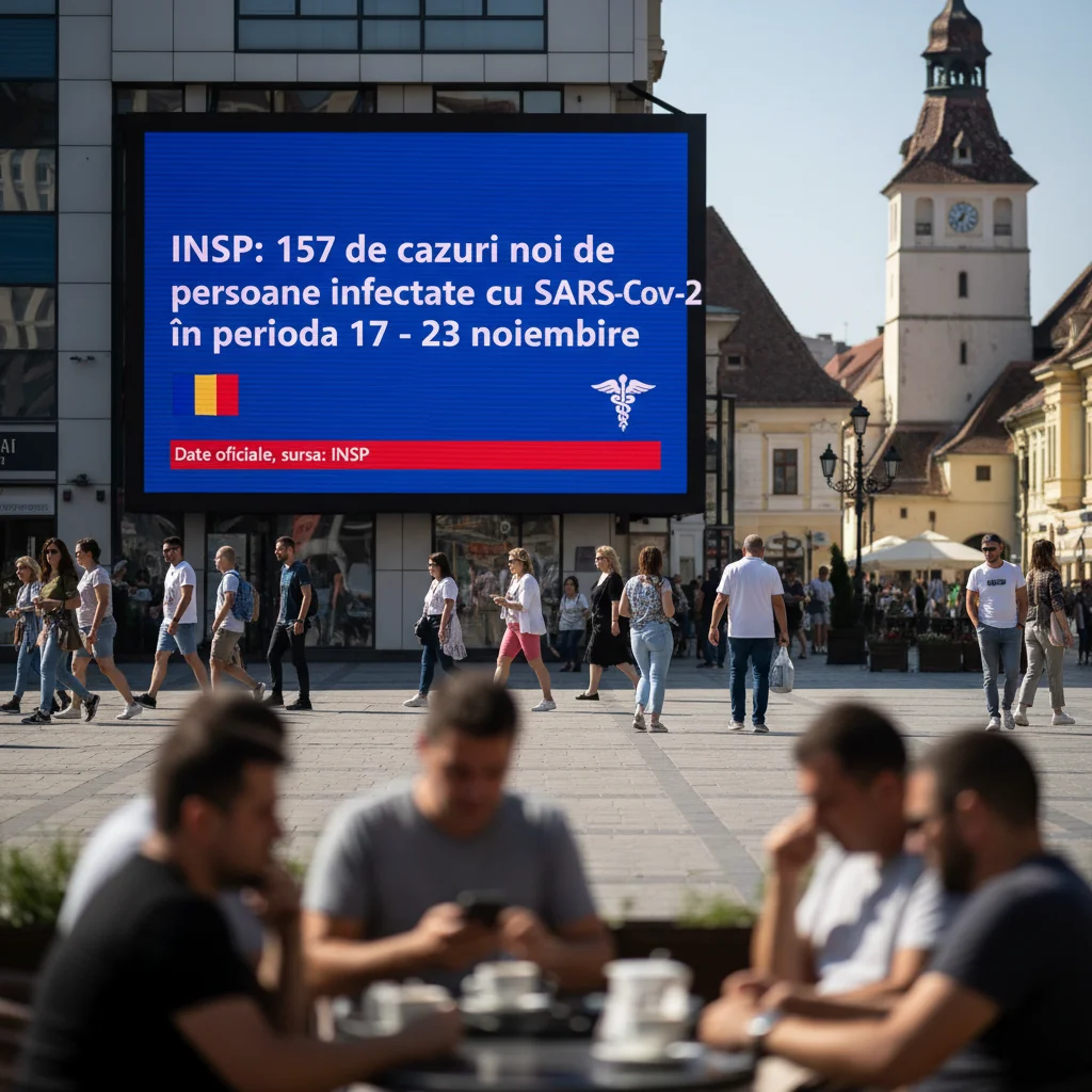 157 cazuri noi confirmate de SARS-CoV-2 în perioada 17-23 noiembrie