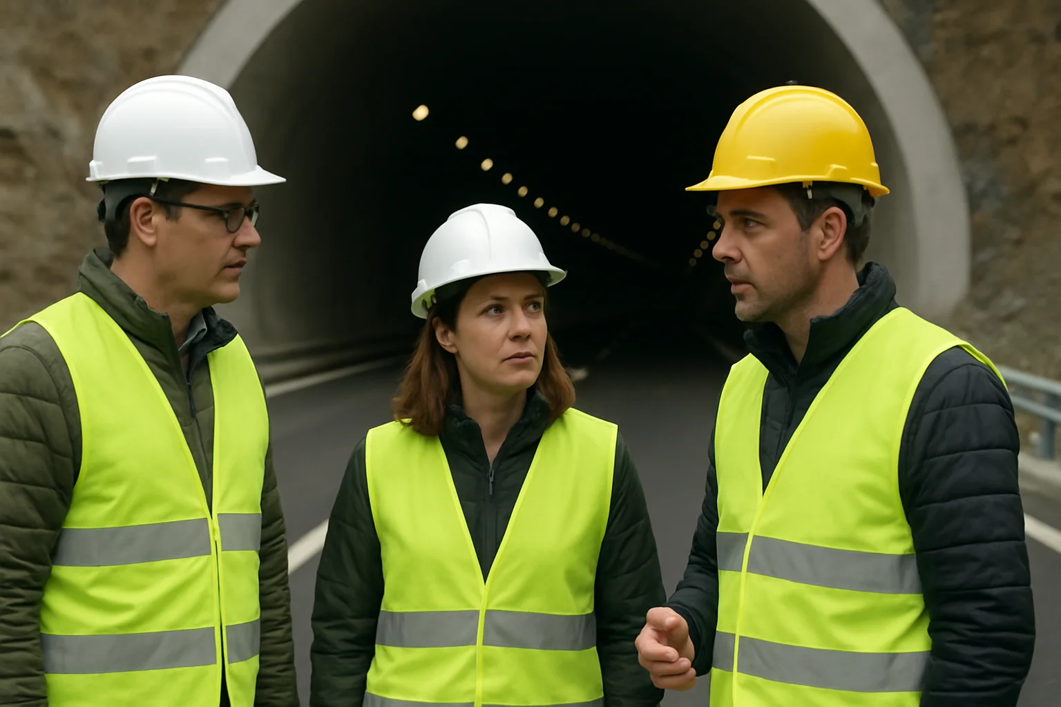 A1 Tigveni-Curtea de Argeș: Stadiul lucrărilor la tuneluri