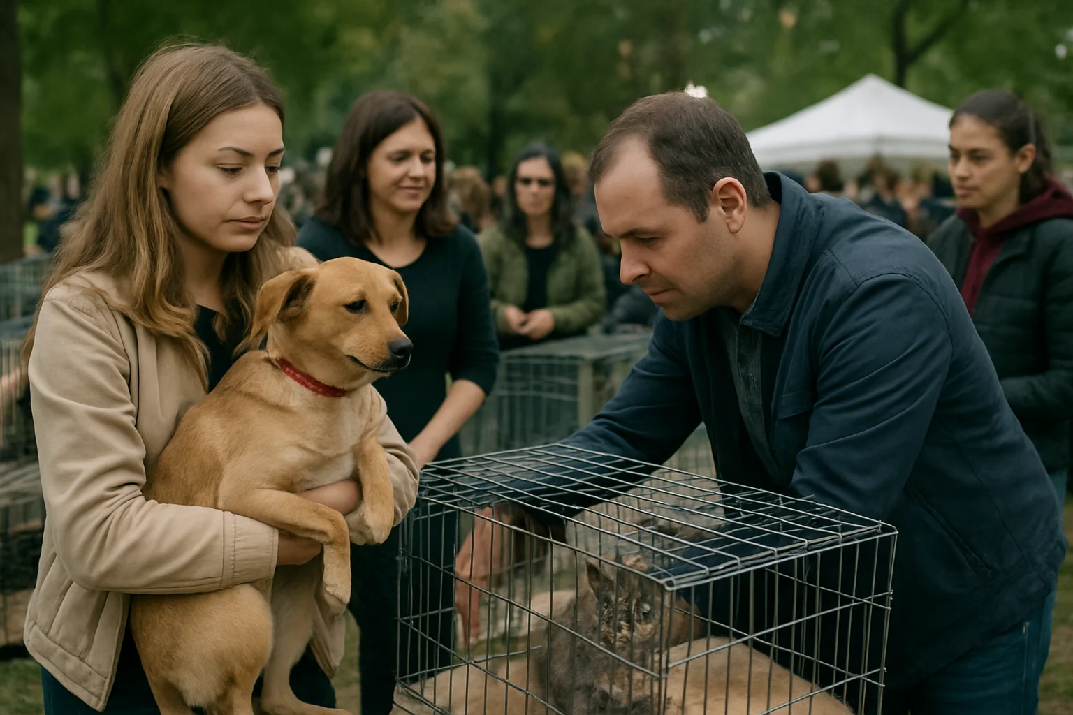 Adopții în Parcul Izvor: 10 câini și pisici caută familie