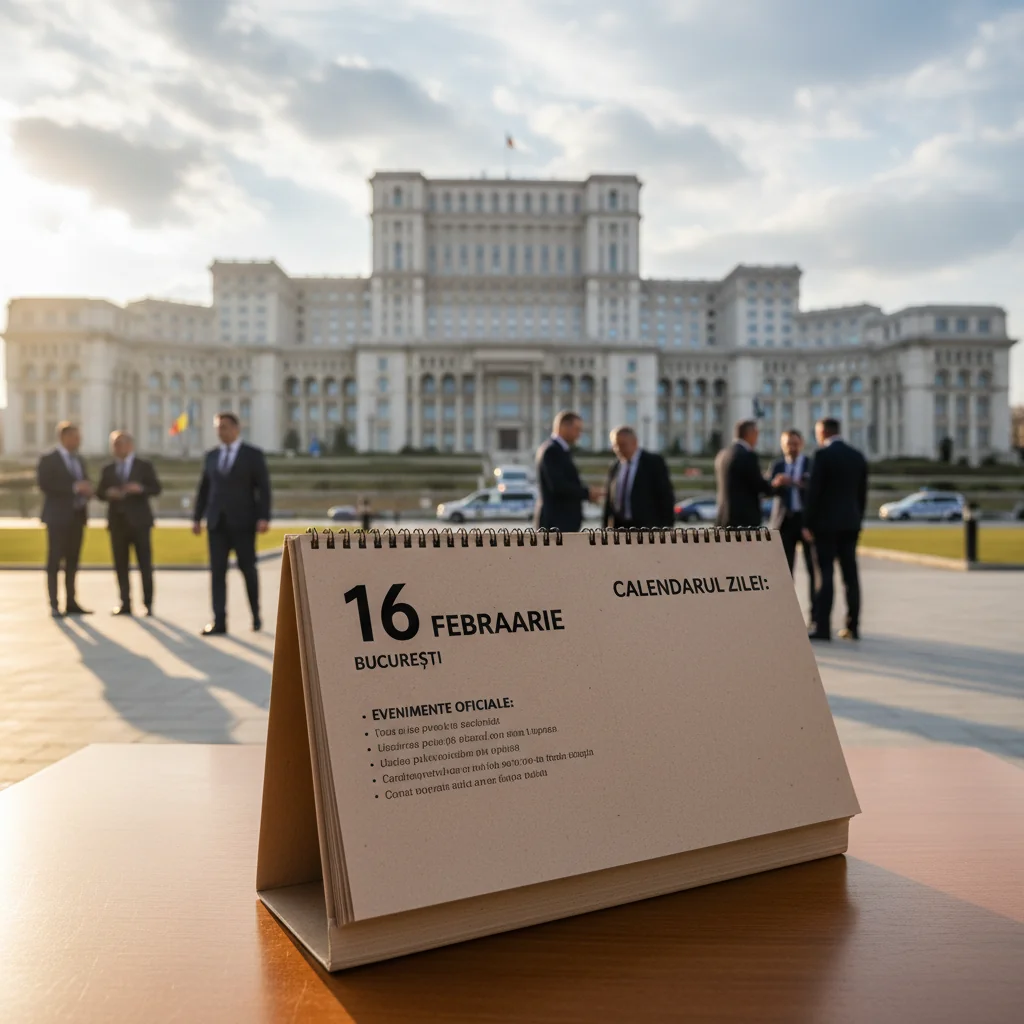 Agenda instituțională la București pentru 16 februarie: ședințe parlamentare și „Ora Guvernului”