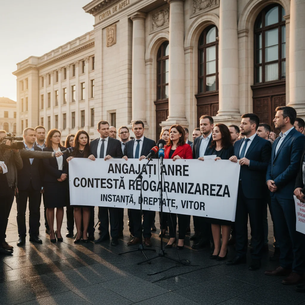 Angajați ANRE contestă în instanță reorganizarea instituției la Curtea de Apel București
