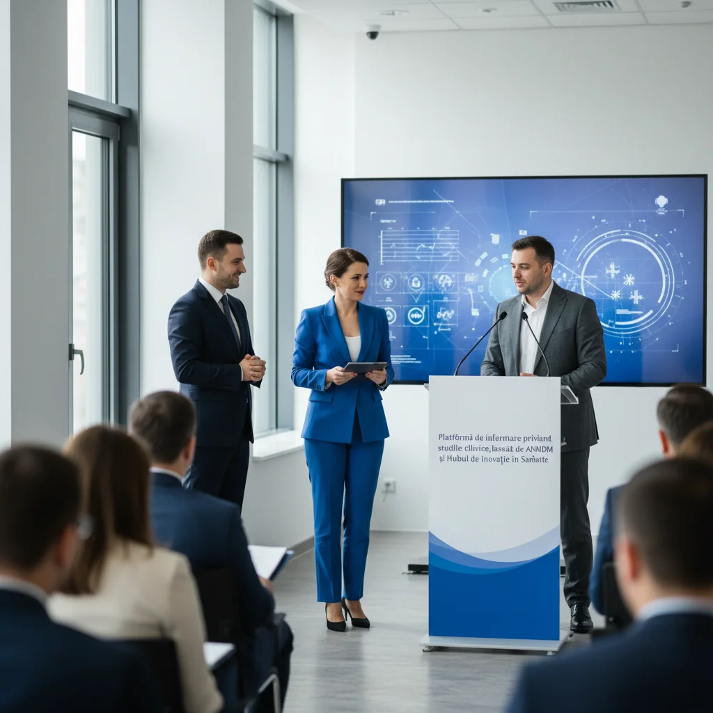 ANMDM și Hubul de Inovație în Sănătate lansează o platformă informativă despre studiile clinice