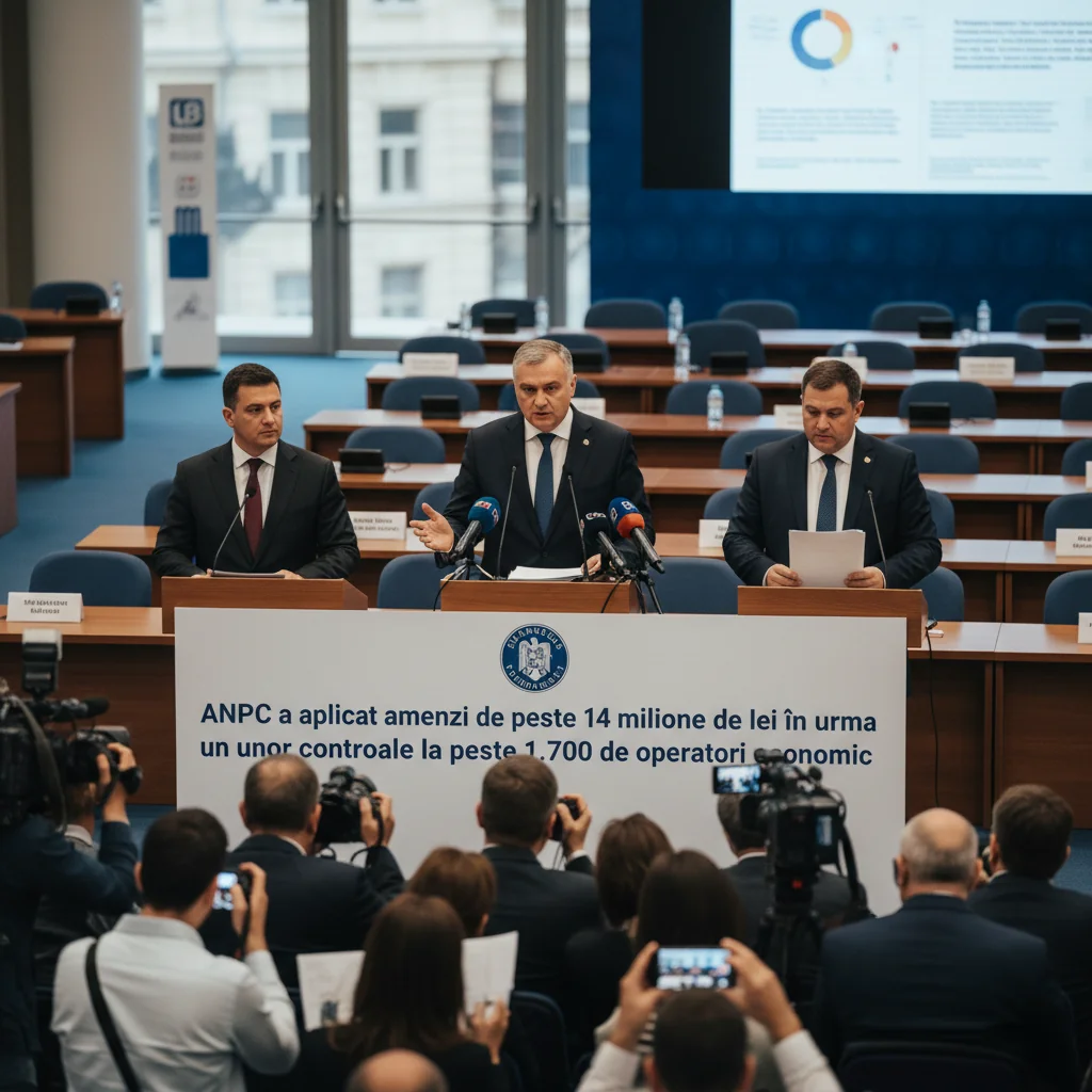 ANPC sancționează peste 1.700 de operatori economici cu amenzi de peste 14 milioane lei în urma controalelor