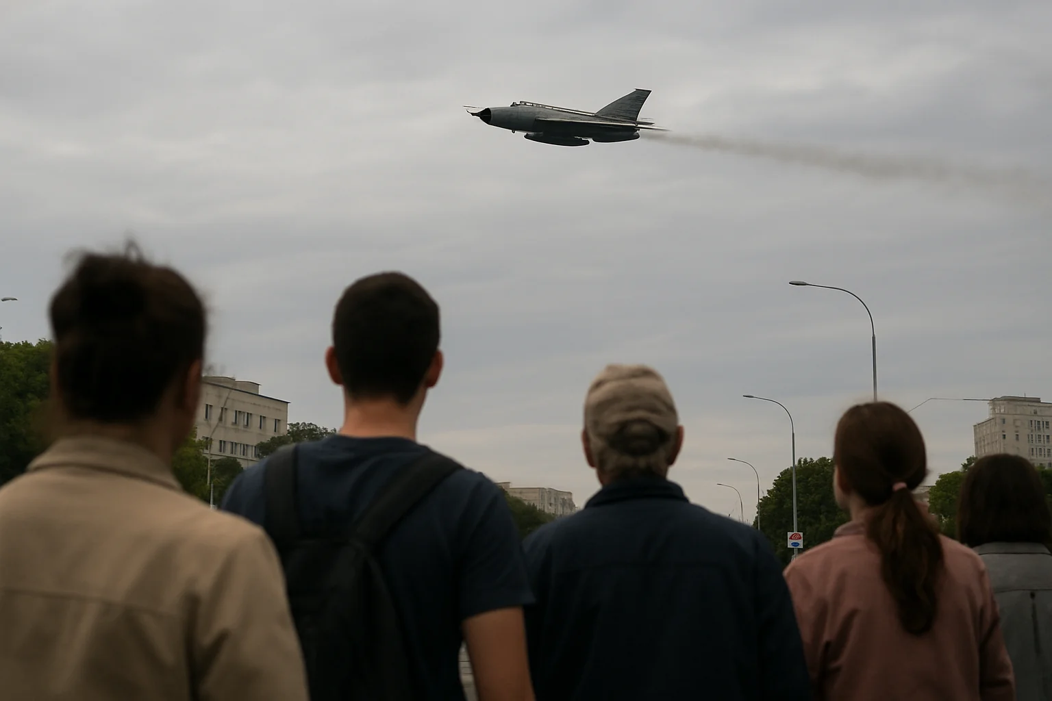 Antrenamente aeriene deasupra Bucureștiului pentru Ziua Aviației