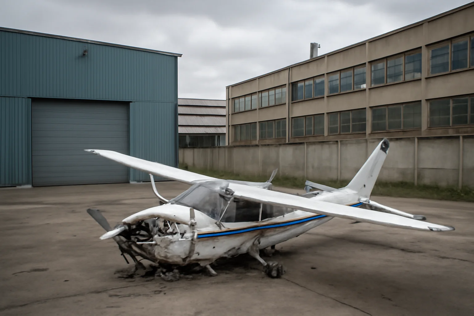 Avion de mici dimensiuni cade în curtea unei fabrici din Arad - Detalii și implicații recientes