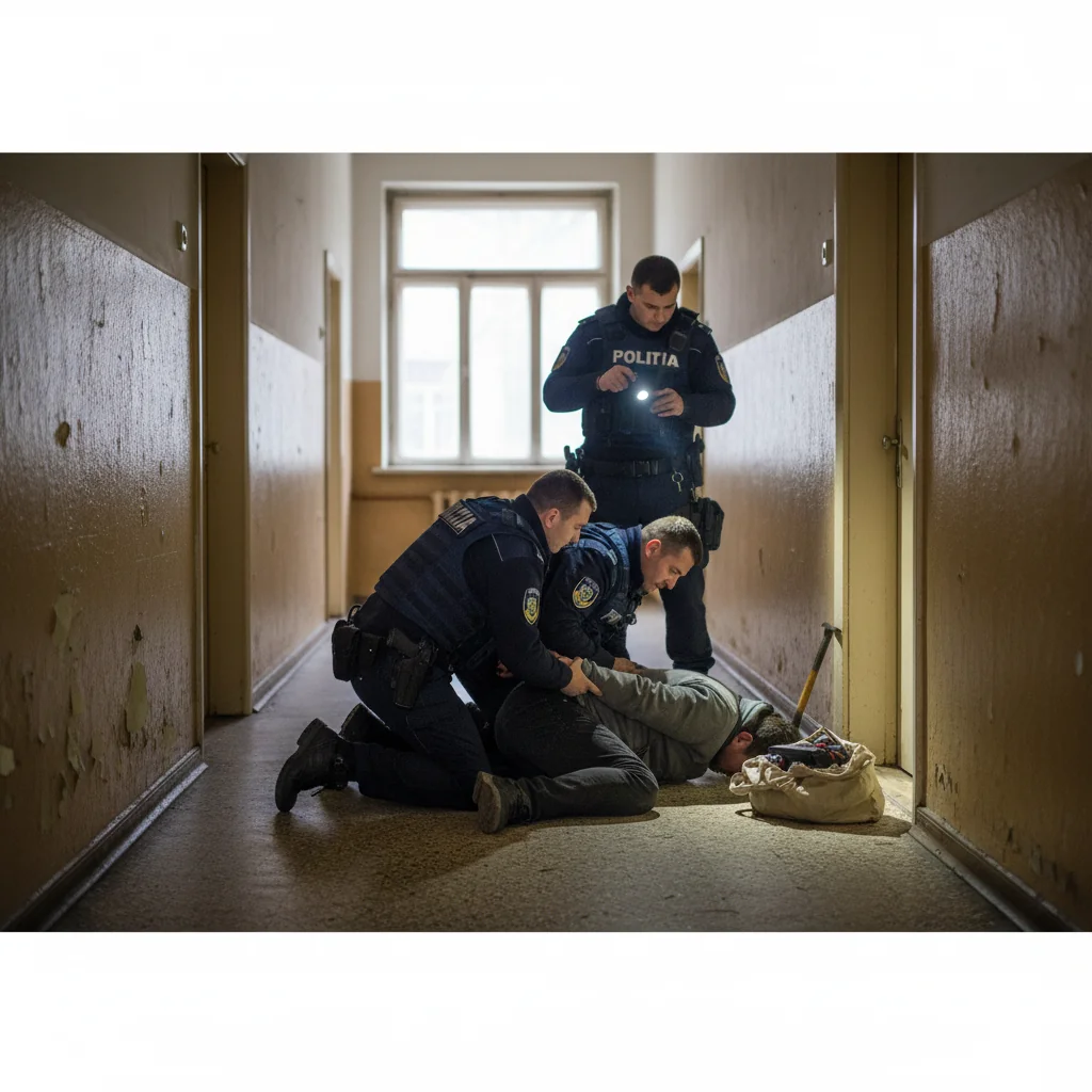 Bărbat reținut în București după un furt calificat într-o locuință din Sectorul 5