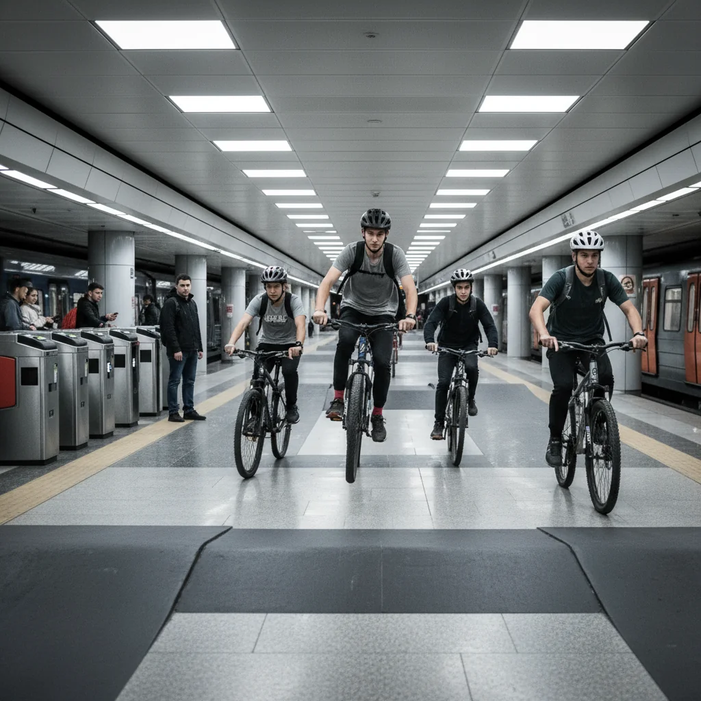 Biciclete în metrou: reguli și abateri din Drumul Taberei