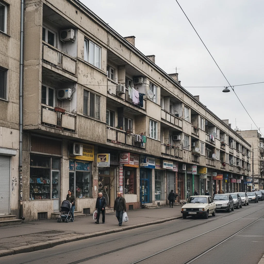 Blocurile comuniste din București cu spații comerciale la parter, vulnerabile la un cutremur major