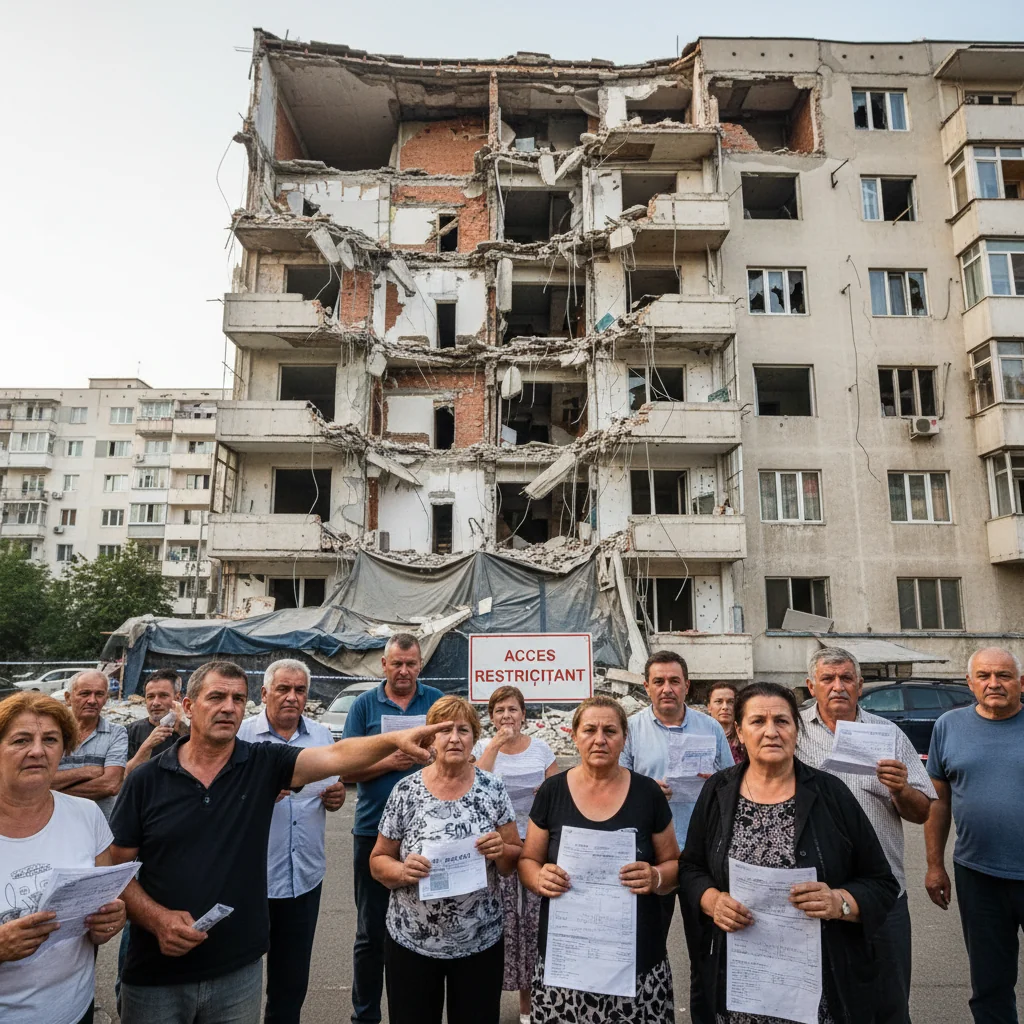 Bucureșteni evacuați după explozia din Rahova, obligați să plătească în continuare gunoiul și curentul pentru locuințe inaccesibile de 4 luni