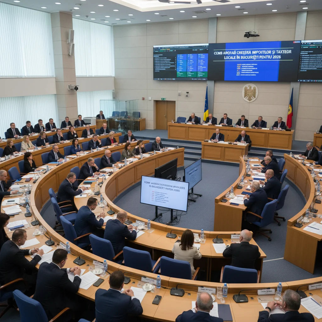 București: CGMB aprobă majorarea impozitelor și taxelor locale pentru anul 2026