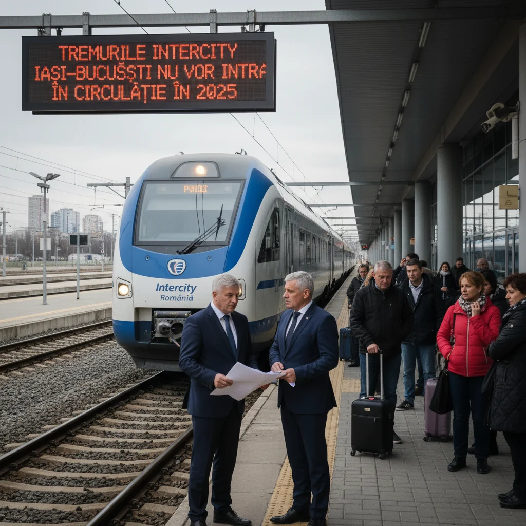 București: Lansarea trenurilor Intercity private Iași–București este amânată pentru o dată ulterioară