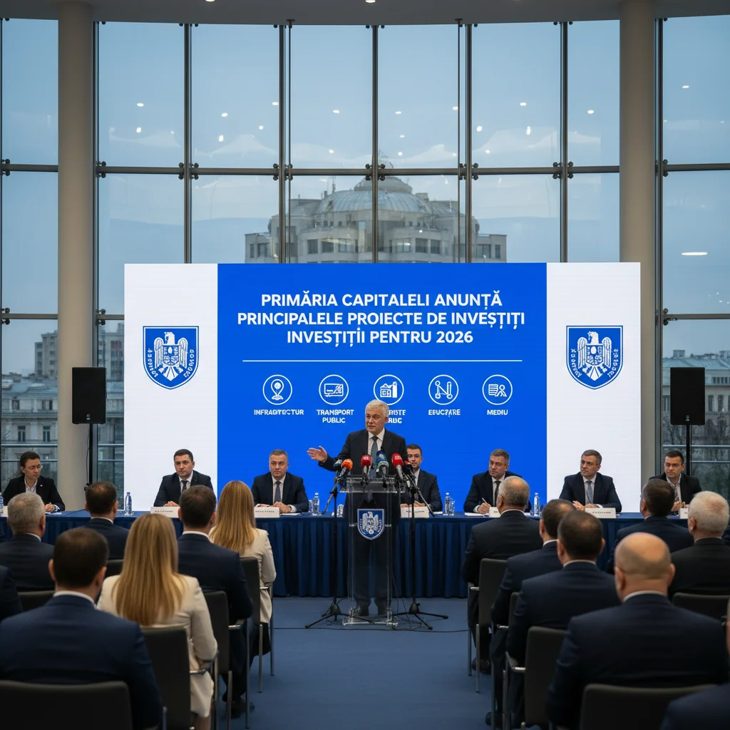 București: Primăria Capitalei prezintă direcțiile principale de investiții pentru 2026