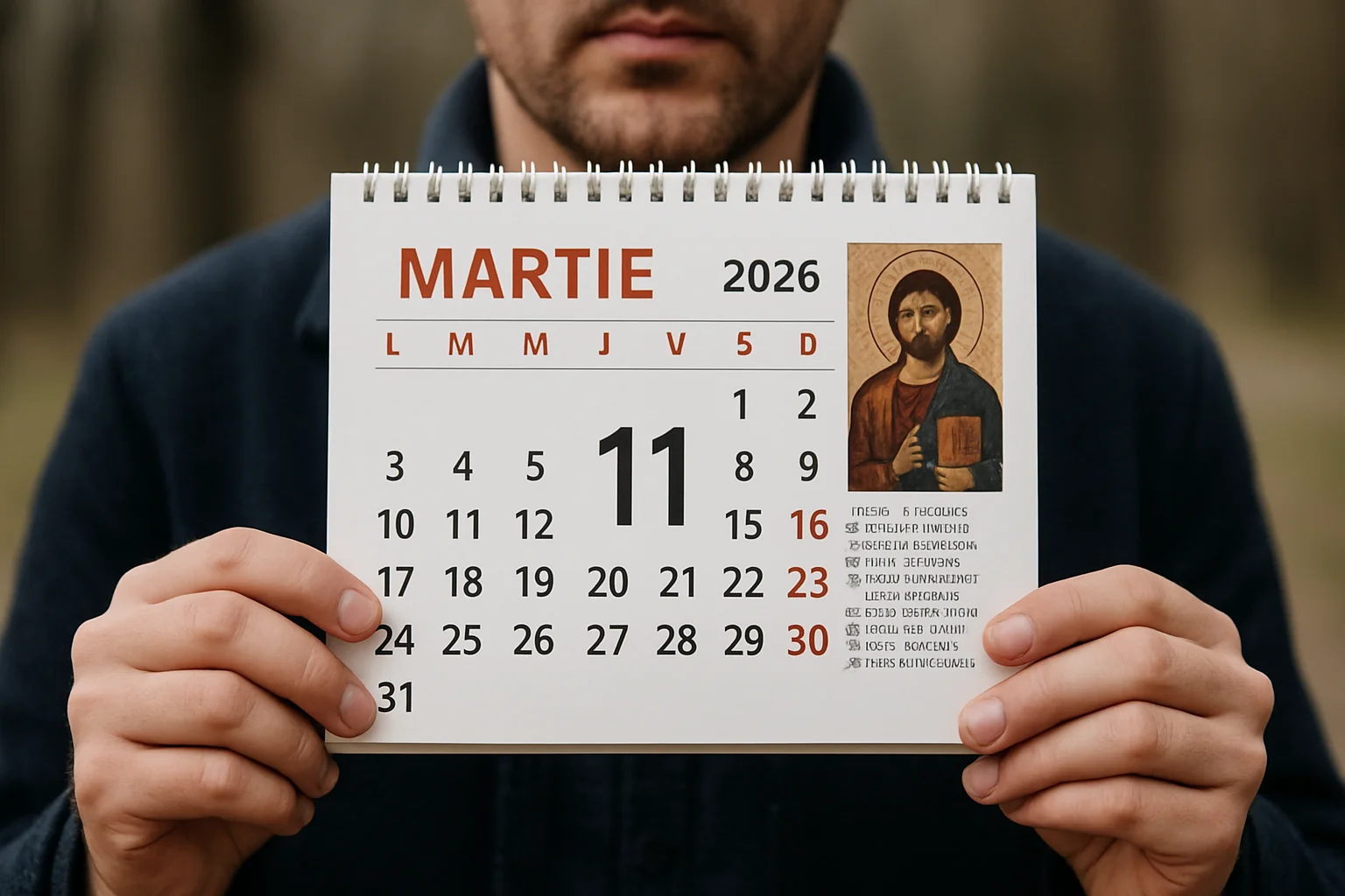 Calendar ortodox – 2026-03-11