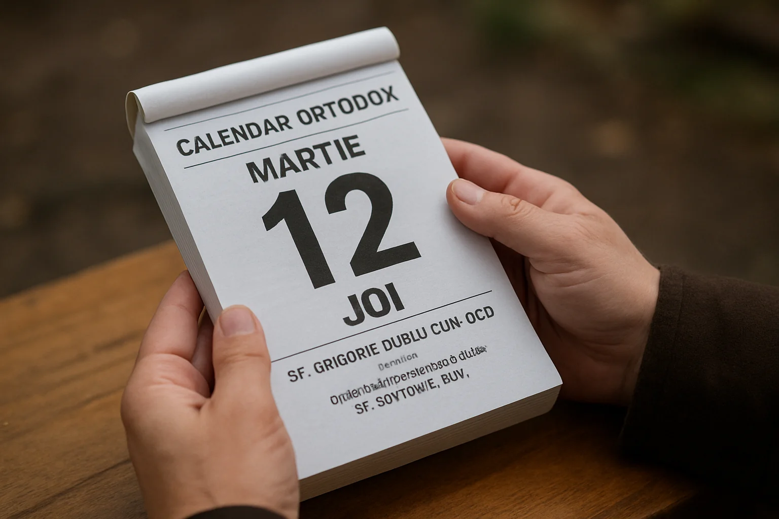 Calendar ortodox – 2026-03-12