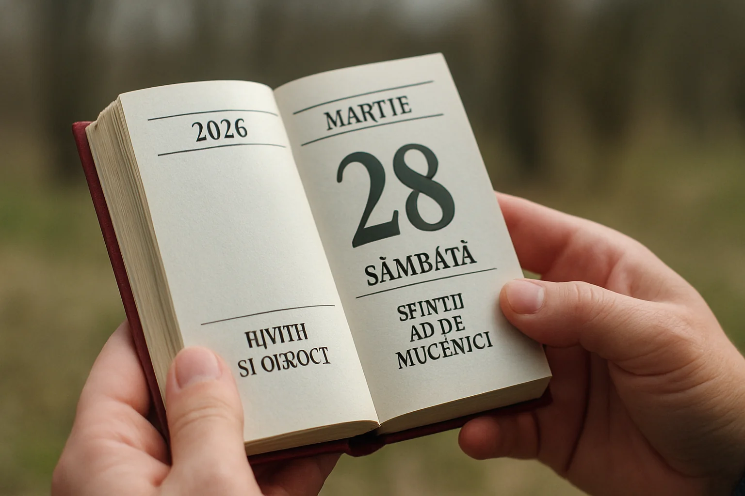 Calendar ortodox – 2026-03-28