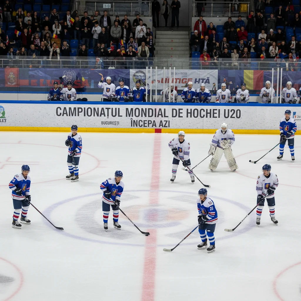 Campionatul Mondial de Hochei U20 debutează la București pe Berceni Arena