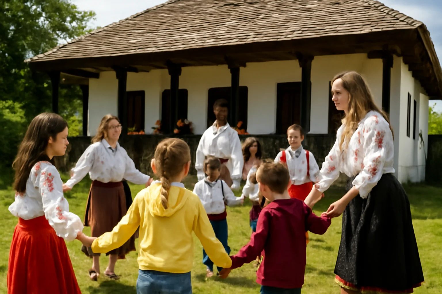 Casa Tradițională prinde viață în Buftea prin joc, bucurie și tradiție, alături de copiii din sistemul de protecție socială.
