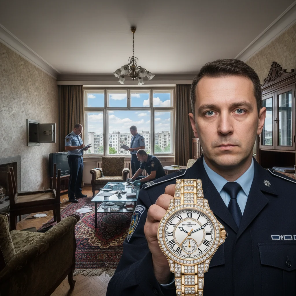 Ceas de lux de 175.000 de euro furat dintr-o locuință din București. Suspectă reținută pentru furt calificat