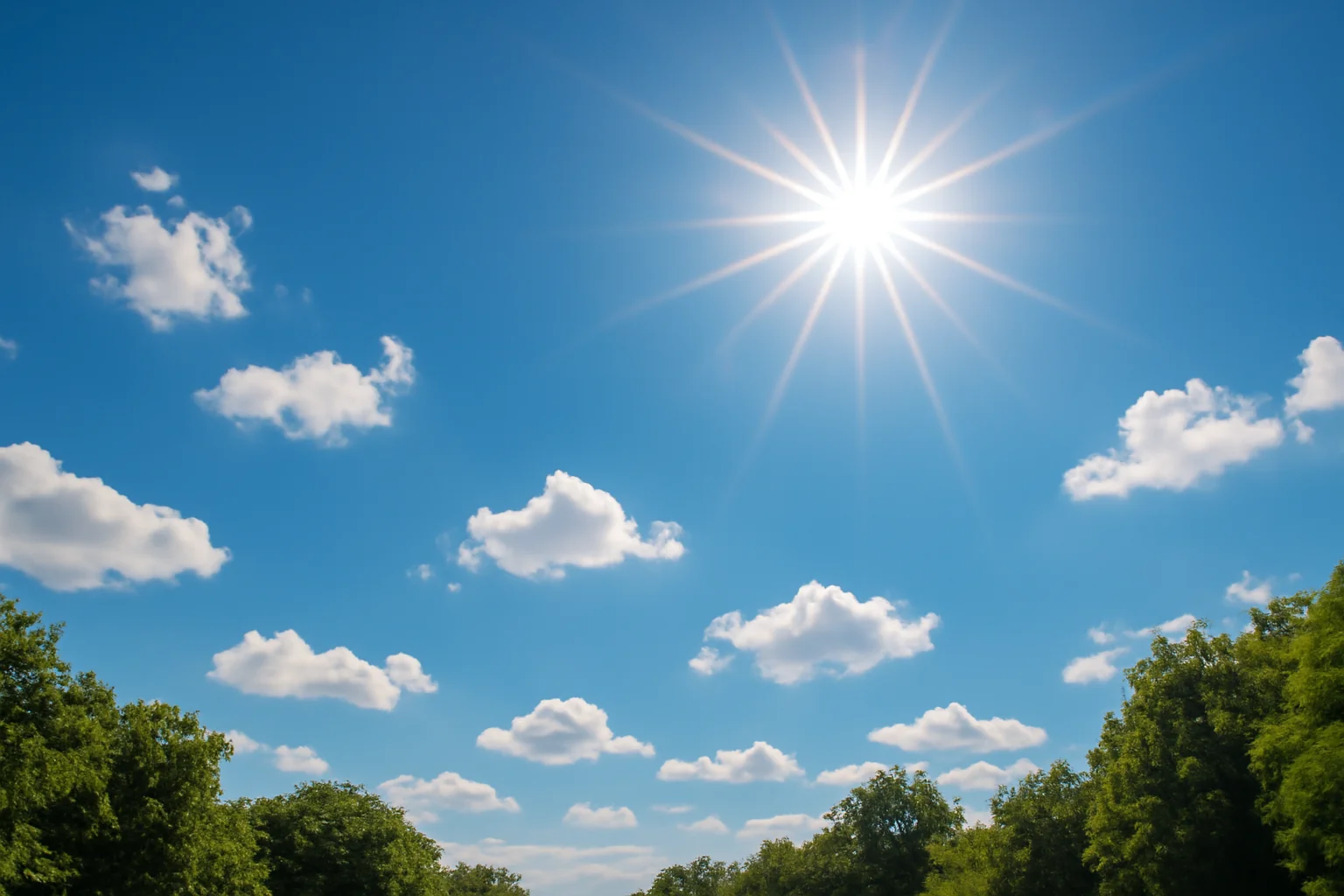 Cer senin și temperaturi ridicate de vară!