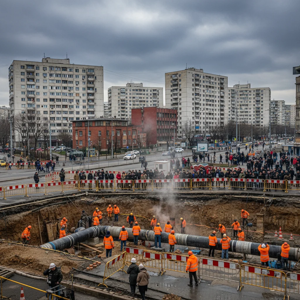 Circa 1.200 de imobile vor rămâne fără agent termic din cauza lucrărilor la sistemul de termoficare