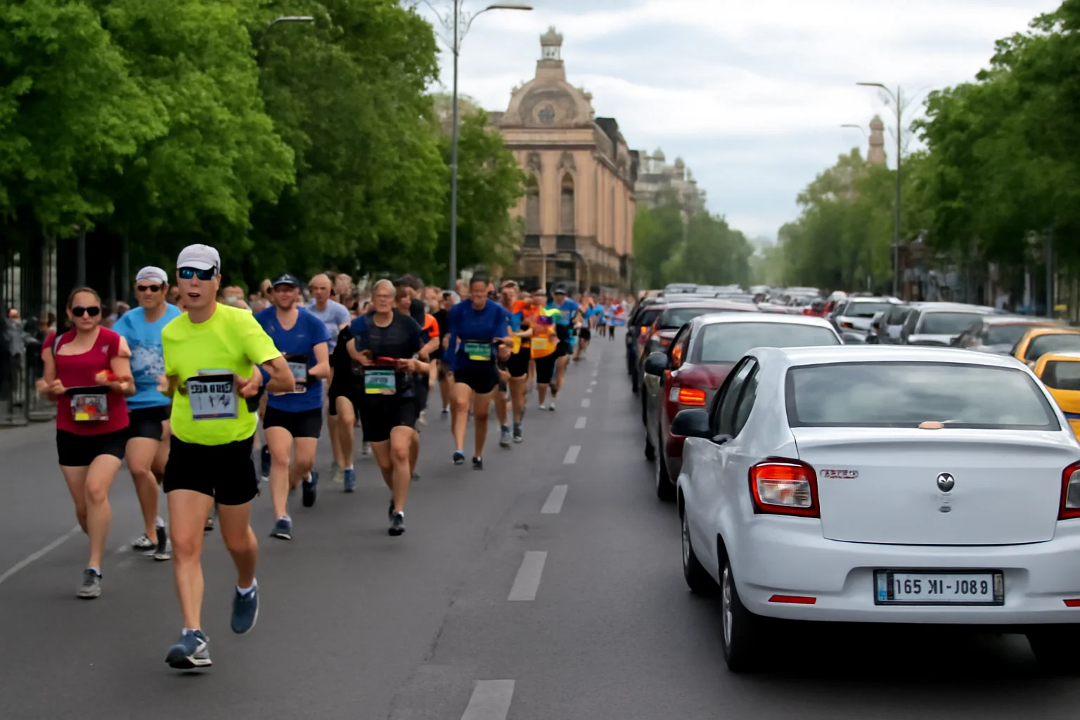 Circulația în București îngreunată de Semimaraton – Ce restricții se aplică și duminică, în ziua a doua a competiției?