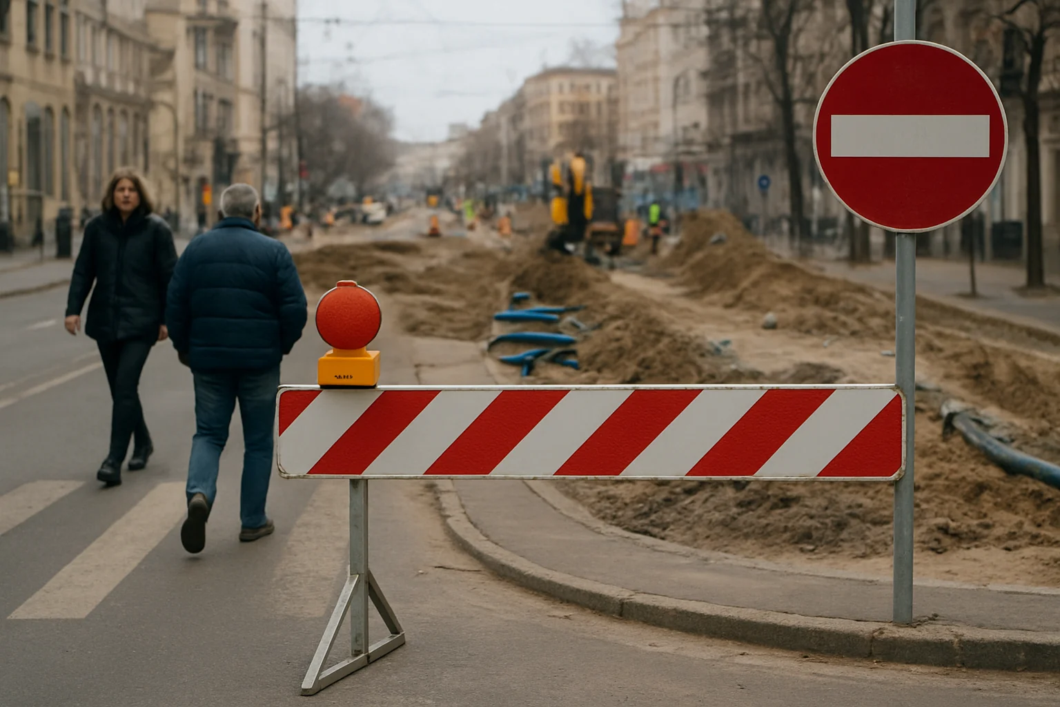 Circulația rutieră se oprește în zona Fântânilor Piața Unirii