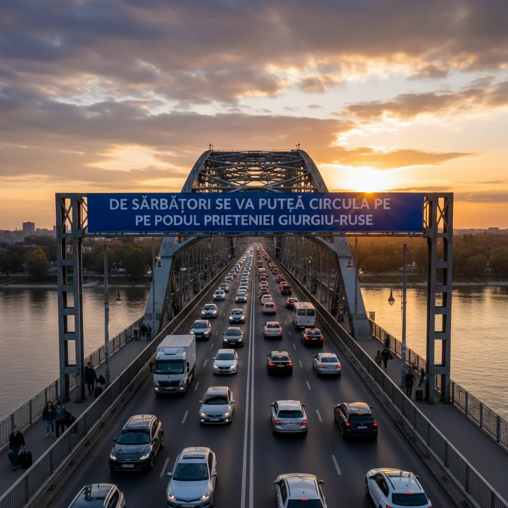 Circulație Deschisă pe Podul Prieteniei Giurgiu-Ruse în Perioada Sărbătorilor