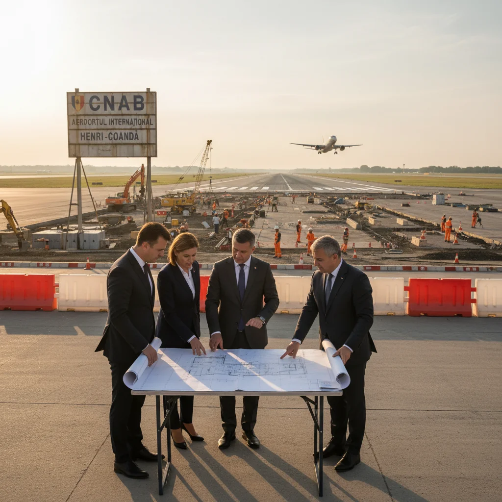 CNAB deschide licitația pentru modernizarea Pistei 1 a Aeroportului Henri Coandă, investiție de 106 milioane euro