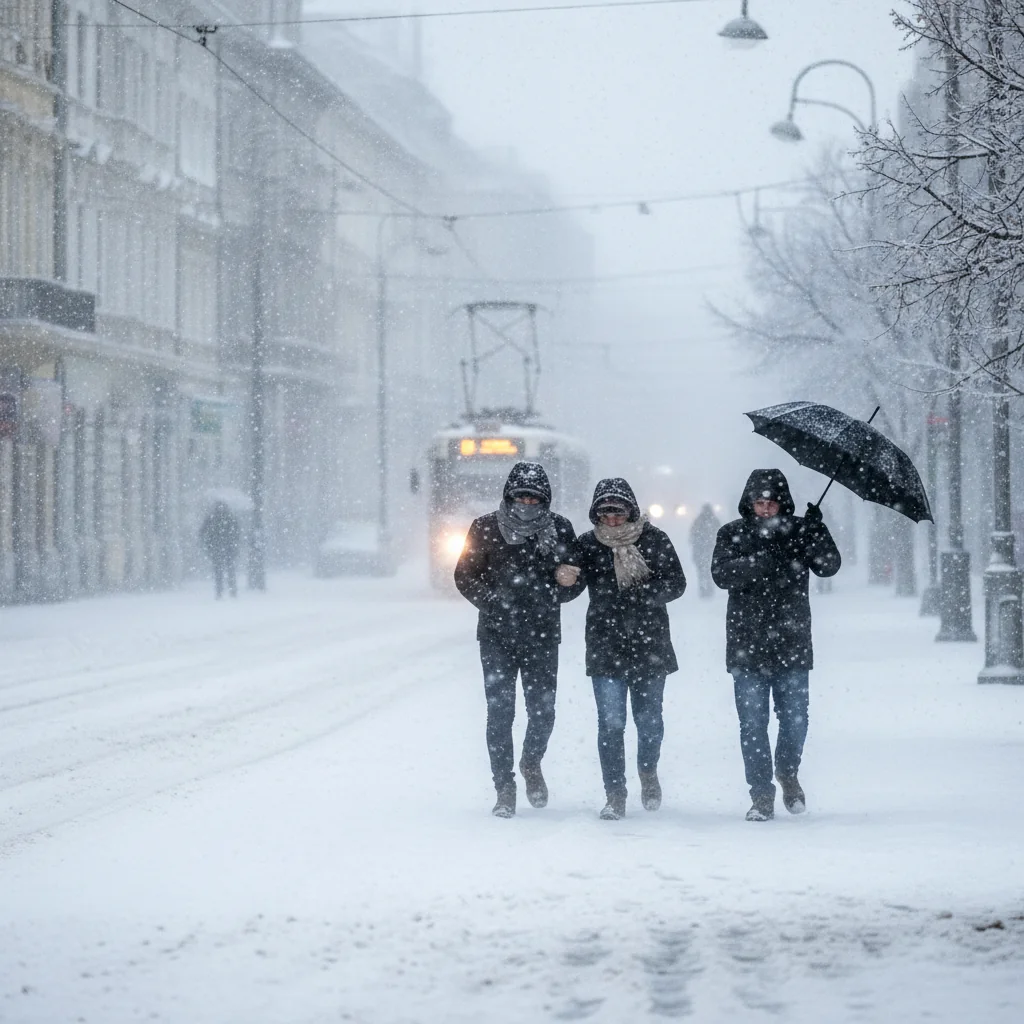 Cod galben de ninsori și viscol în București, anunțat de ANM pentru 20 februarie