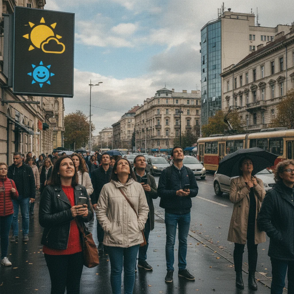 Cod galben de ploi și răcire în București