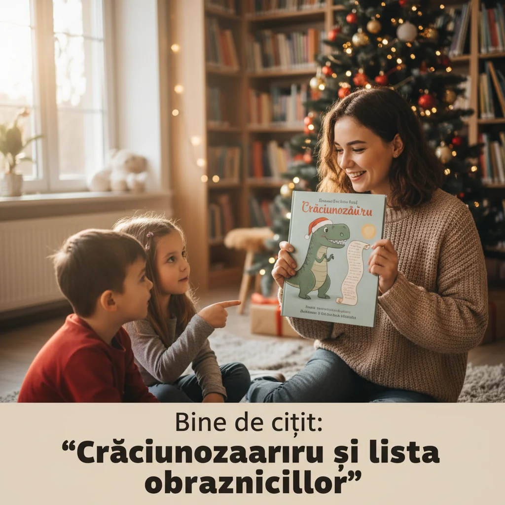 Crăciunozaurul și lista obraznicilor – povestea care încântă localnicii