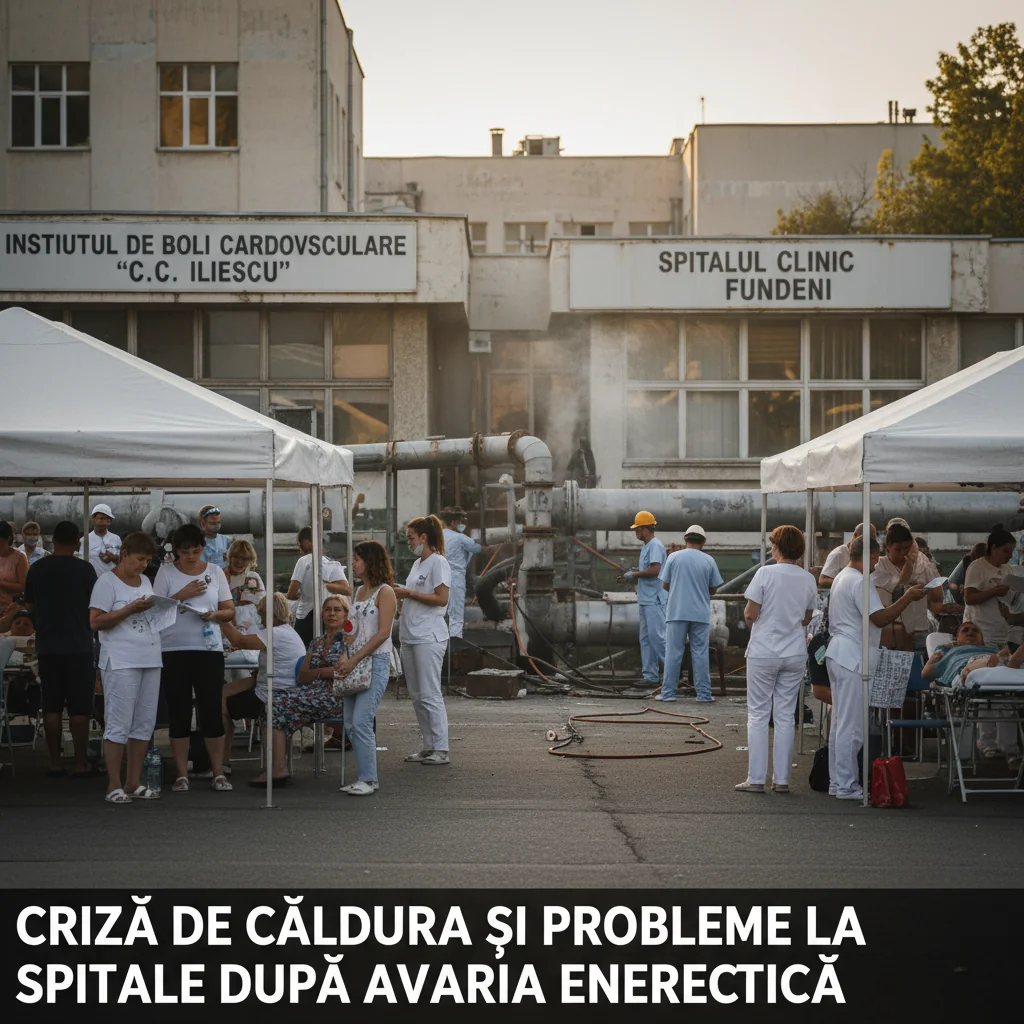 Criză de căldură în spitale din București: intervenții amânate la Institutul „C.C. Iliescu” după avaria de la CET Sud