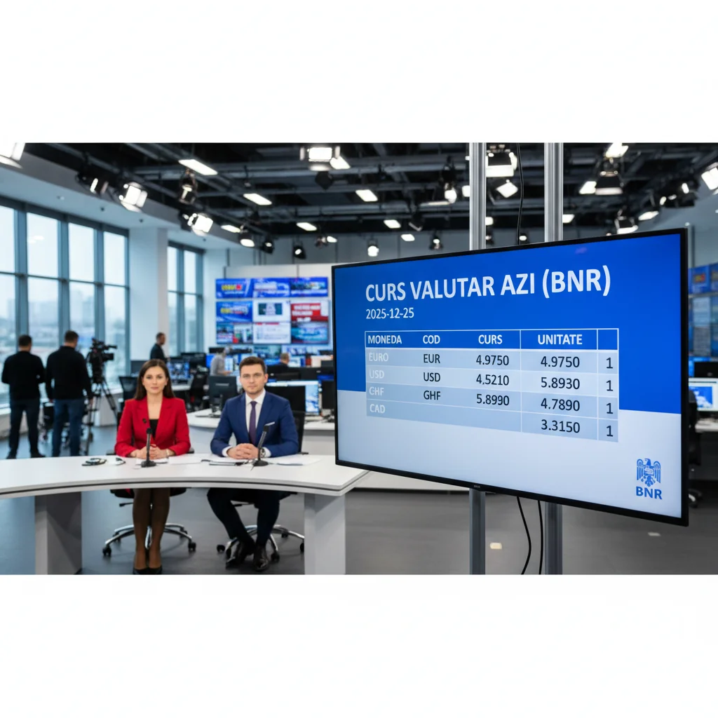 Curs valutar azi (BNR) – 2025-12-25