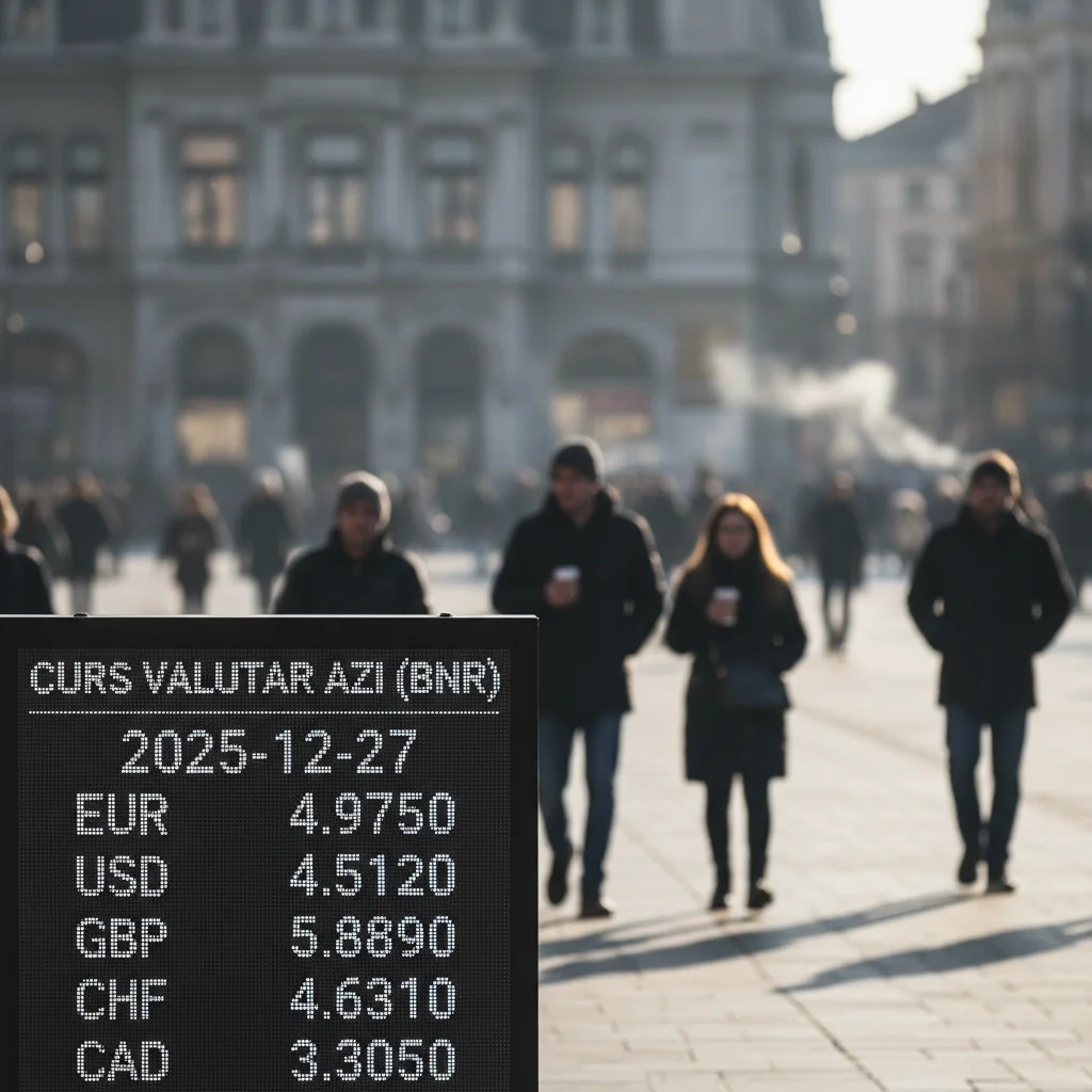 Curs valutar azi (BNR) – 2025-12-27