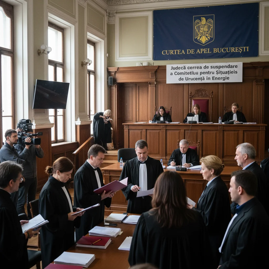 Curtea de Apel București analizează solicitarea de suspendare a Comitetului pentru Situații de Urgență în Energie
