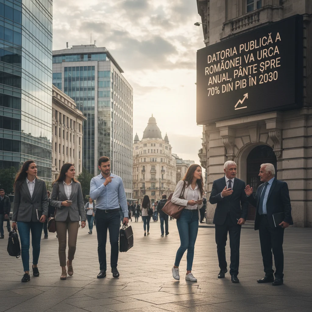 Datoria publică a României va crește anual, atingând aproape 70% din PIB până în 2030