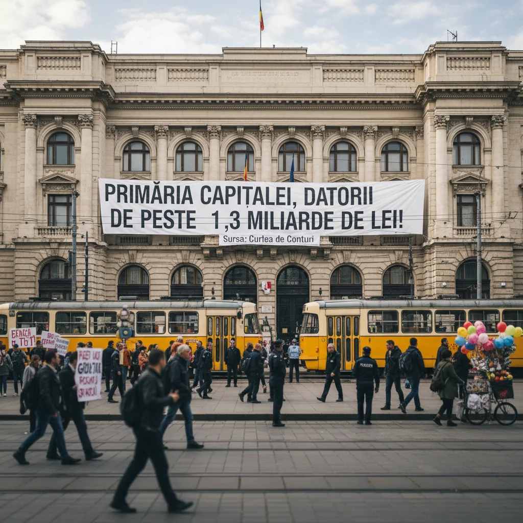 Datoriile Primăriei Capitalei depășesc 1,3 miliarde de lei