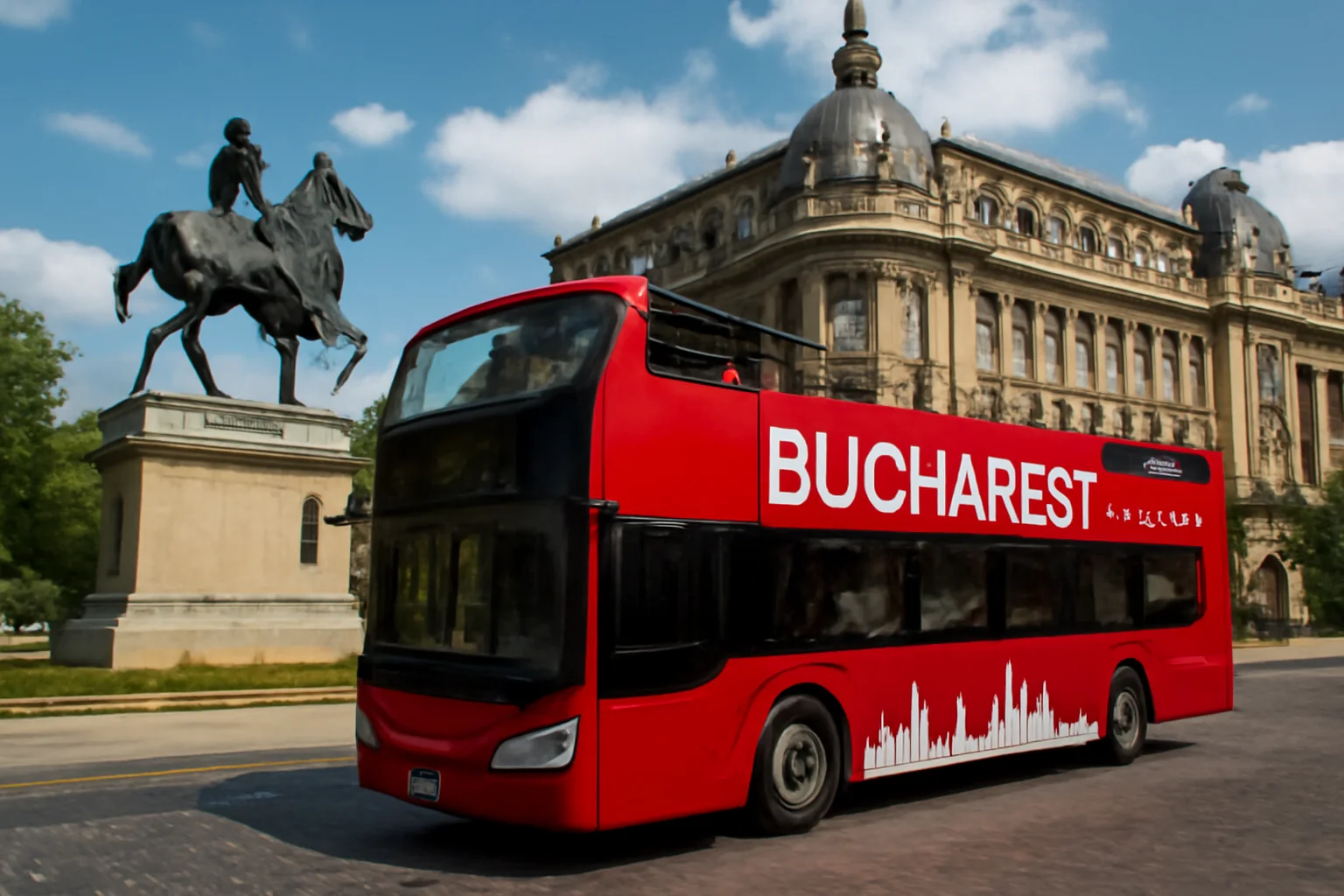 Descoperă Bucureștiul cu Linia Turistică Bucharest City Tour, disponibilă din 25 august! Olărit și promovare asigurată de TPBI.