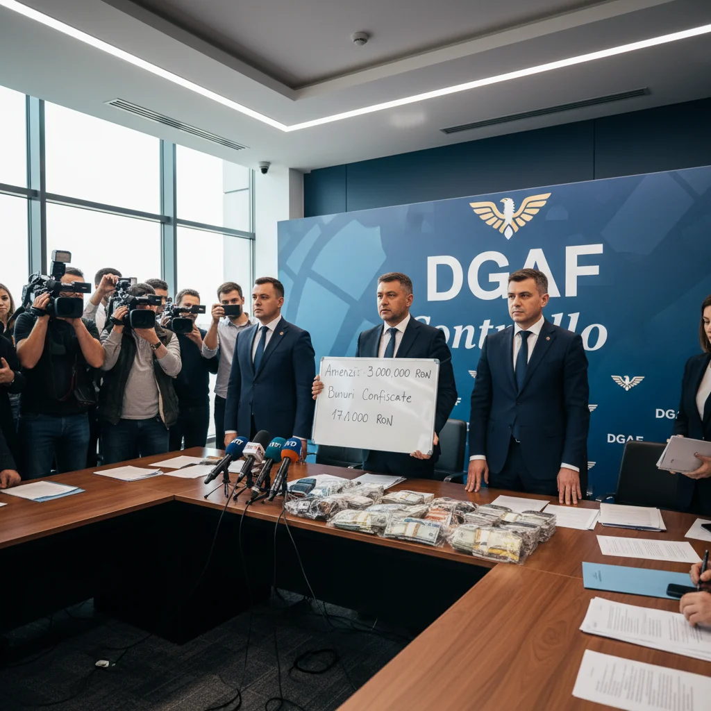 DGAF a aplicat amenzi de 3 milioane lei și a confiscat bunuri de peste 17 milioane lei în controale din București și Ilfov