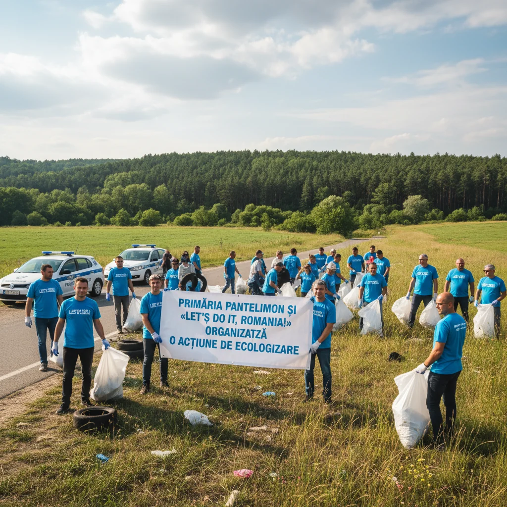Ecologizare în Pantelimon: Primăria și Let’s Do It, Romania! se implică
