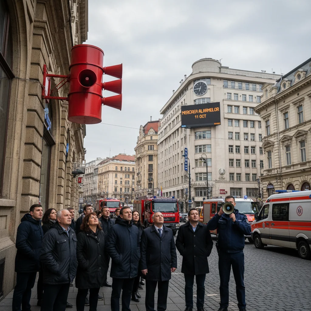 Exercițiile „Miercurea alarmelor” reîncep în București și Ilfov în cadrul Săptămânii Protecției Civile