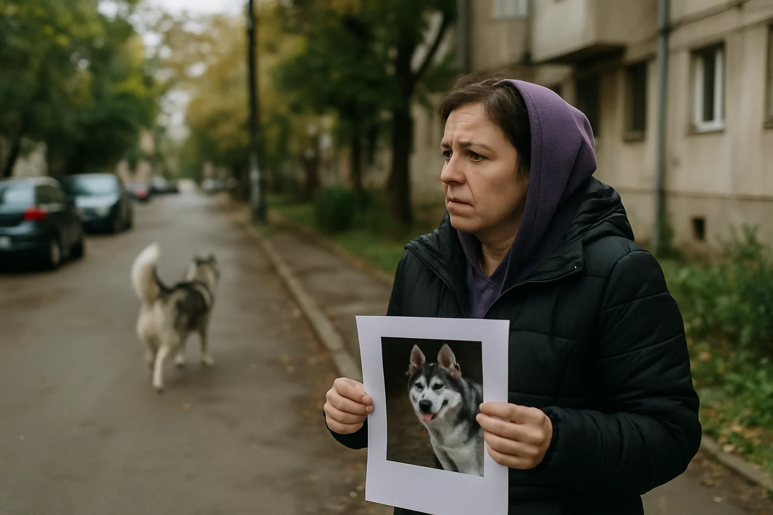 FOTO | Cățelul Yuki, dispărut în cartierul Sălaj din București, căutat cu disperare de stăpână din septembrie