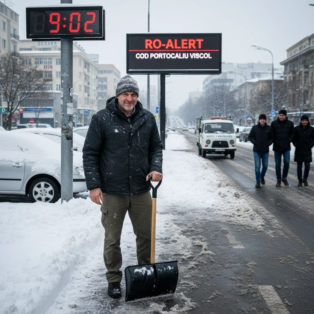 FOTO | Primarul Negoiță, surprins la lopată după ora 9, între RO-ALERT și rutina de dimineață. Care este realitatea din Sectorul 3