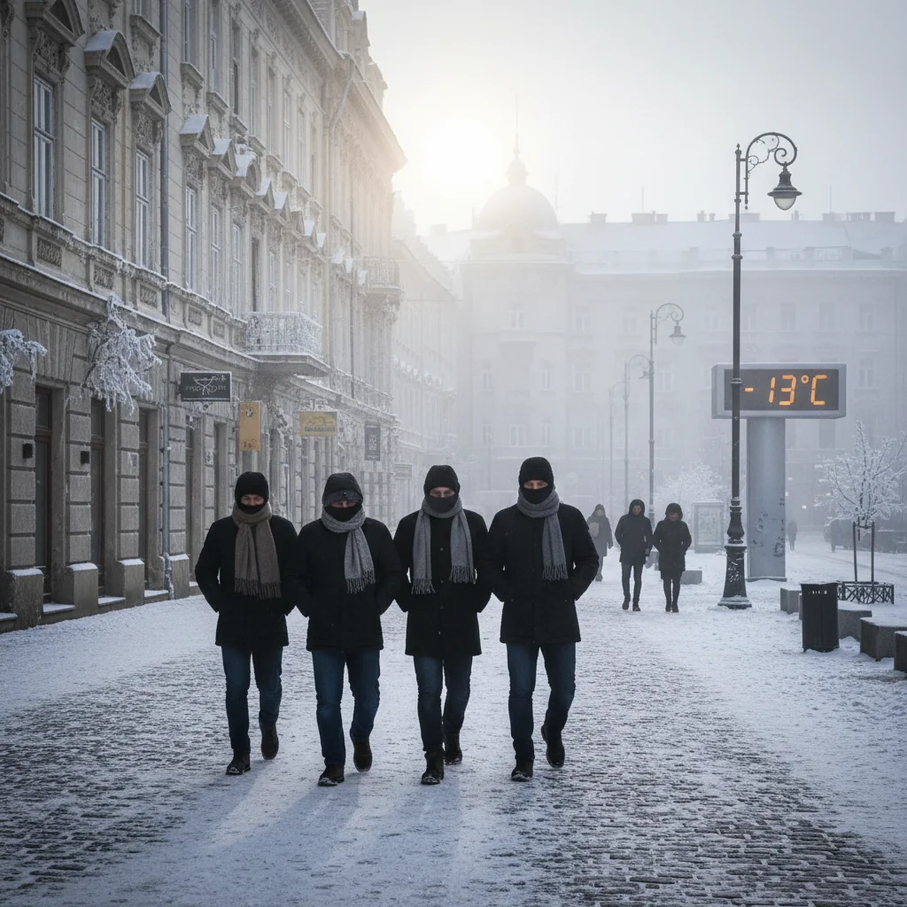 Ger puternic prognozat în București pe 12 ianuarie: minime de până la -13°C la periferie