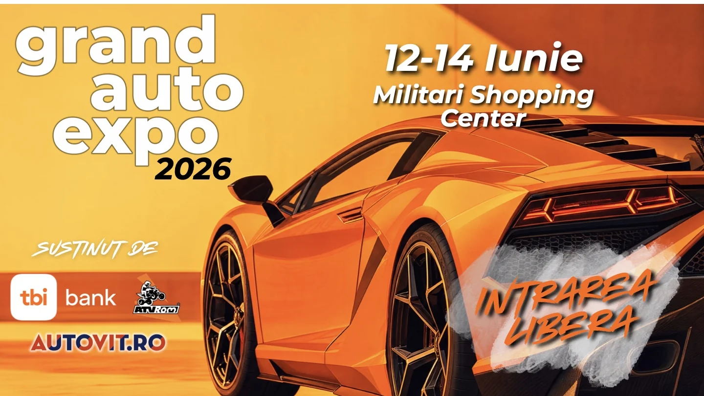 Peste 300 de mașini, motociclete și modele spectaculoase vin la București, la Grand Auto Expo. Intrarea este gratuită