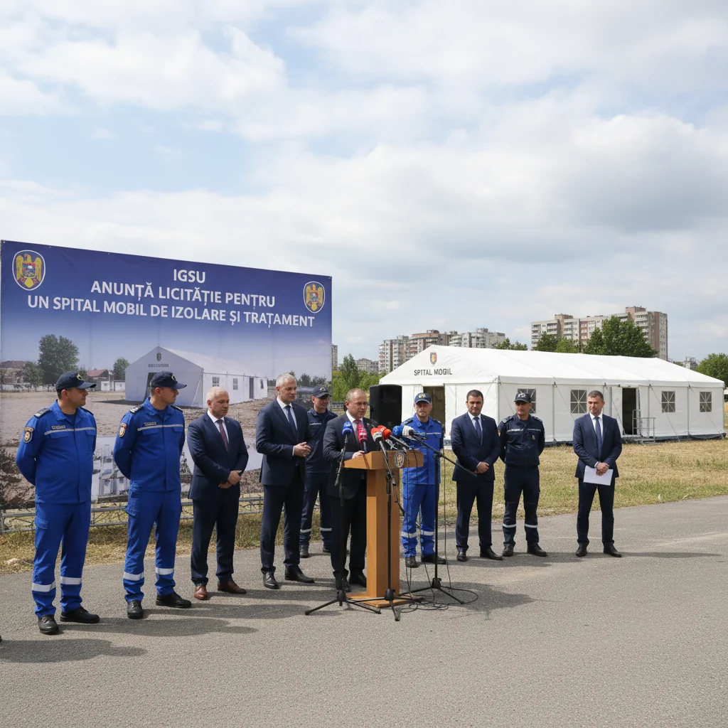 IGSU lansează licitație pentru un spital mobil de izolare și tratament în orașul tău