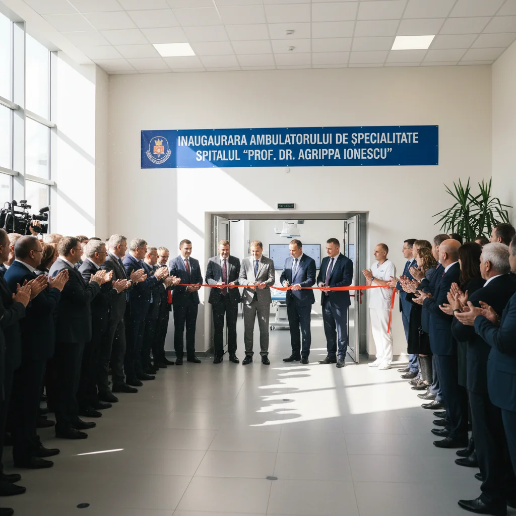 Inaugurarea Ambulatoriului de Specialitate la Spitalul Prof. Dr. Agrippa Ionescu