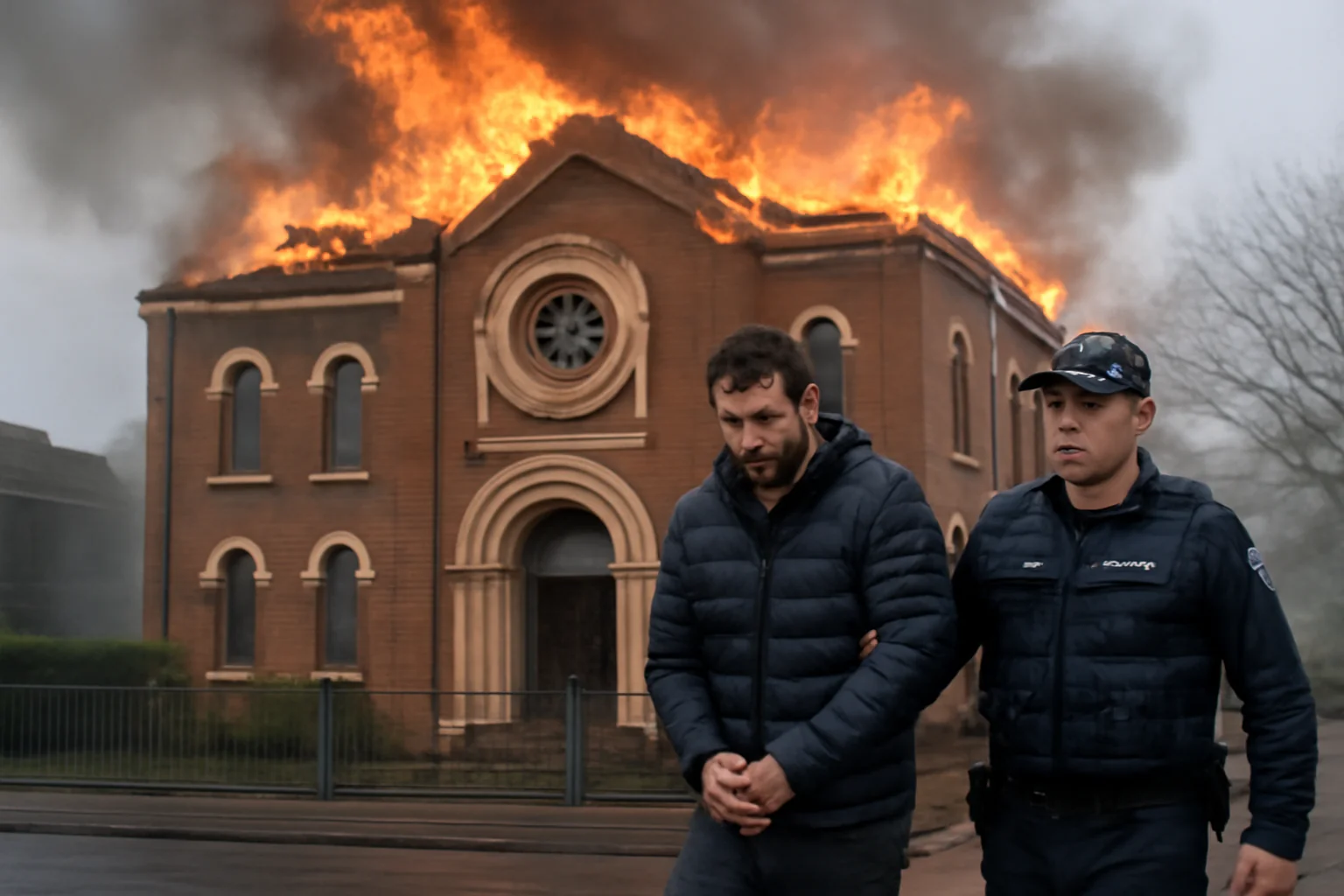 Incendierea sinagogii din Melbourne. Un bărbat a fost pus sub acuzare