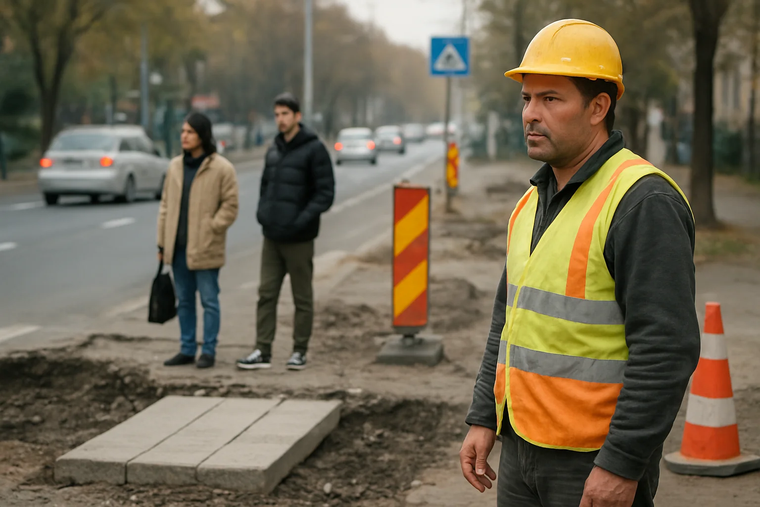 Încep lucrări la treceri de pietoni supraînălțate