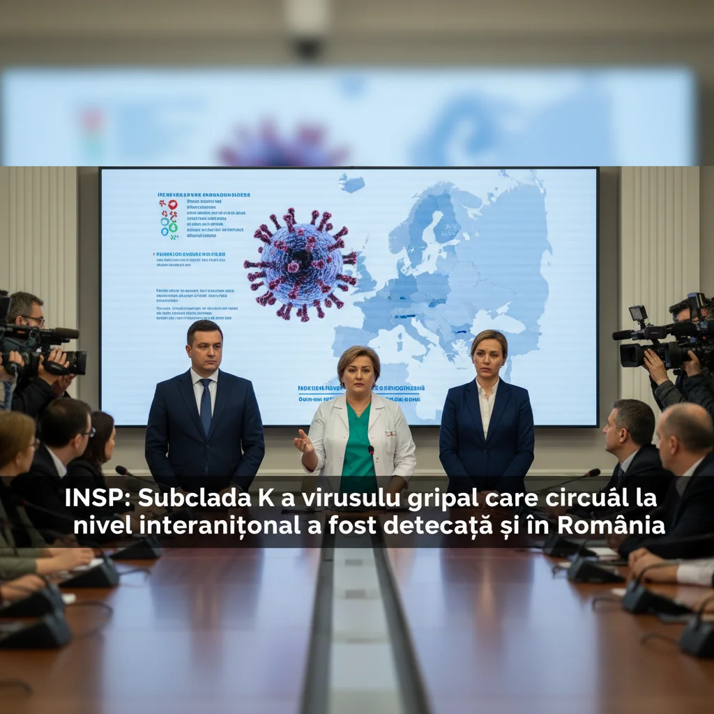 INSP confirmă prezența subcladei K a virusului gripal circulant la nivel internațional și în România